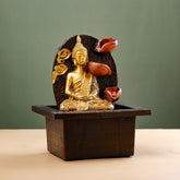 Meditating Buddha Water Fountain Showpiece